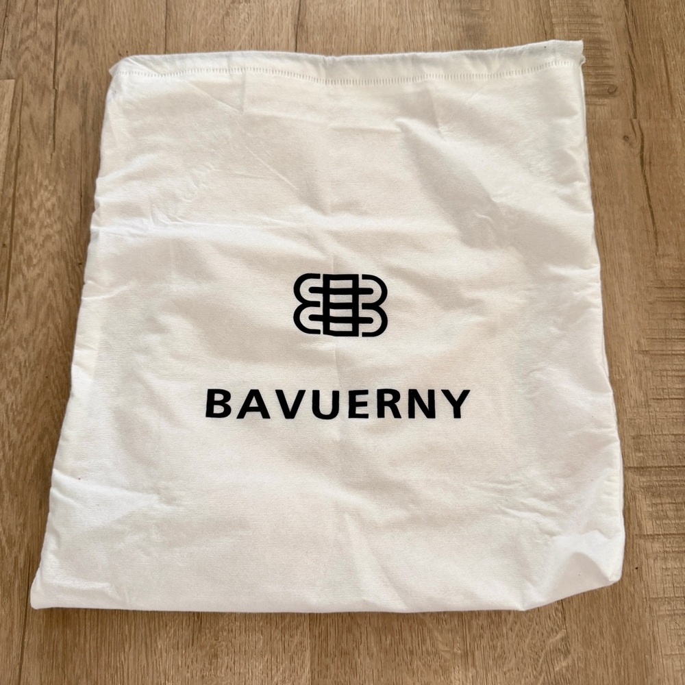 Bavuerny White Cotton Drawstring‎  Dust Bag 14.5” X 13”